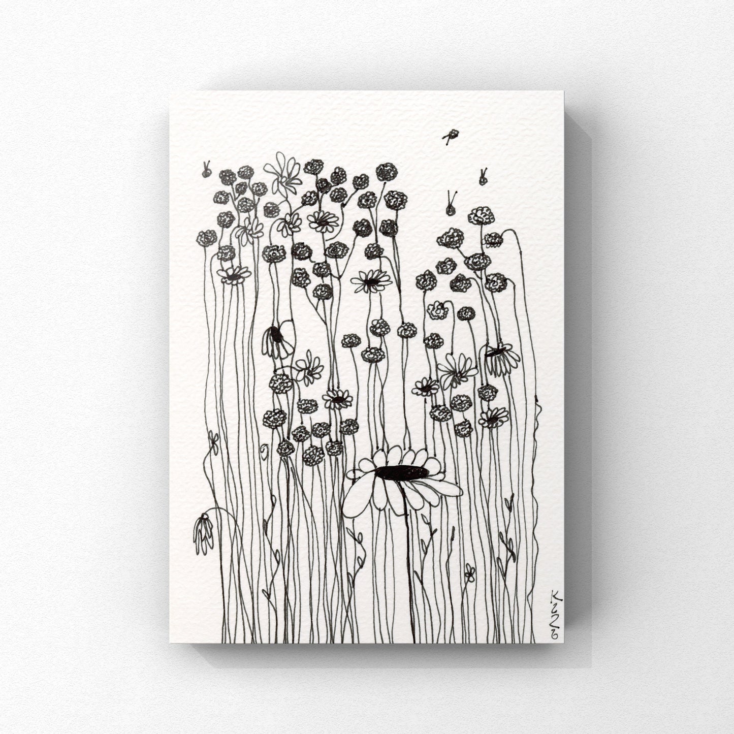 Grumpy Garden Art Cards - Pen and Paper Sketch Series