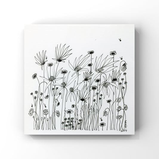 Grumpy Garden Art Cards - Pen and Paper Sketch Series