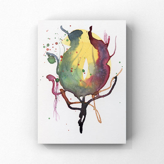 Baby Bloom C27 Greeting Card with Original Art Work