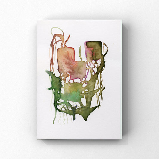 Baby Bloom C40 Greeting Card with Original Art Work