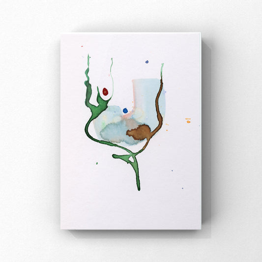 Baby Bloom C34 Greeting Card with Original Art Work