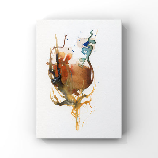 Baby Bloom C107 Greeting Card with Original Art Work