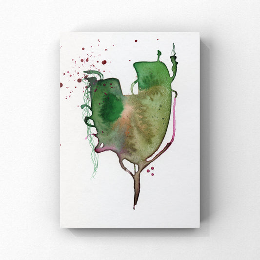 Baby Bloom C98 Greeting Card with Original Art Work