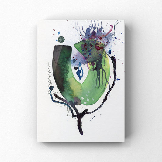 Baby Bloom C95 Greeting Card with Original Art Work