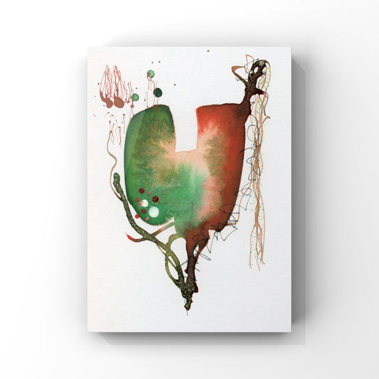 Baby Bloom C93 Greeting Card with Original Art Work