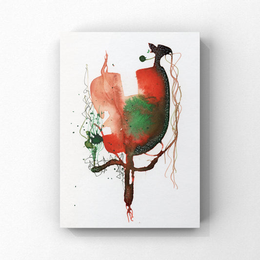 Baby Bloom C92 Greeting Card with Original Art Work