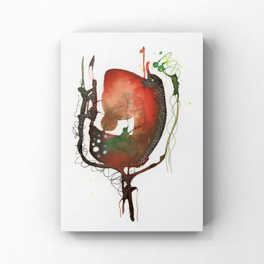 Baby Bloom C91 Greeting Card with Original Art Work