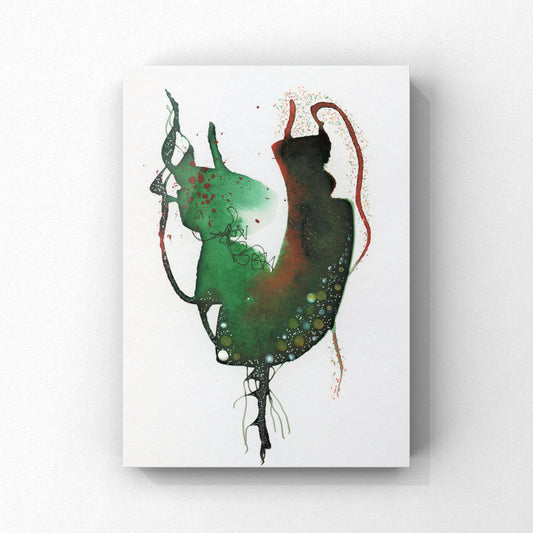 Baby Bloom C90 Greeting Card with Original Art Work