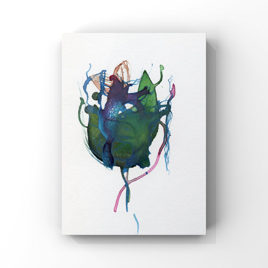 Baby Bloom C87 Greeting Card with Original Art Work