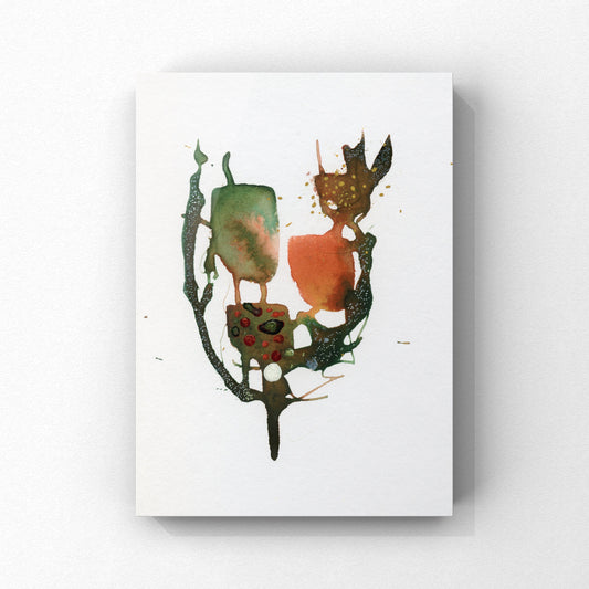 Baby Bloom C86 Greeting Card with Original Art Work