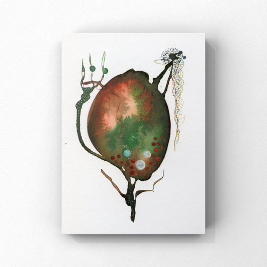 Baby Bloom C85 Greeting Card with Original Art Work