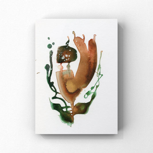 Baby Bloom C77 Greeting Card with Original Art Work