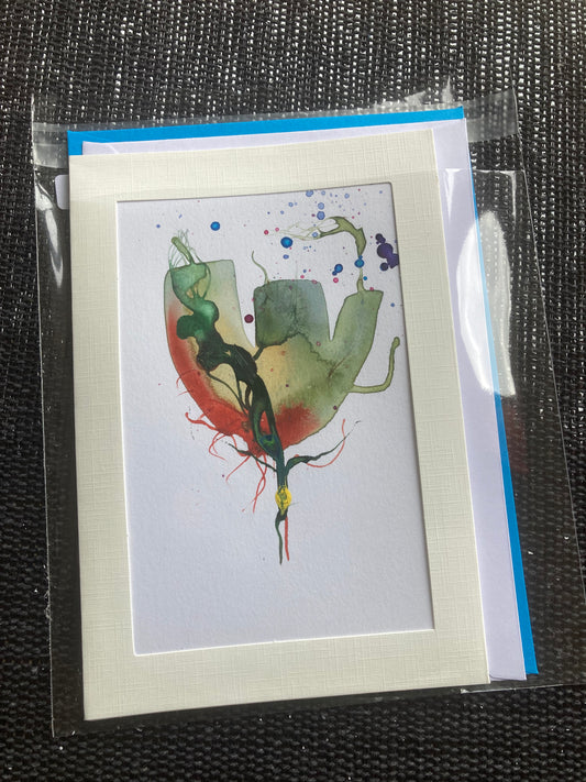 Baby Bloom C26 Greeting Card with Original Art Work