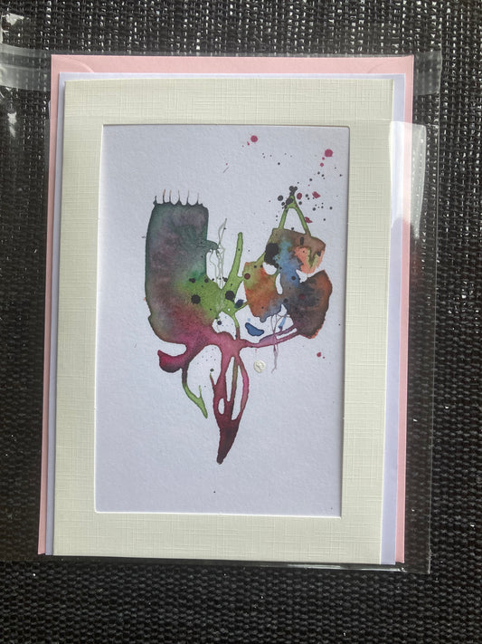 Baby Bloom C46 Greeting Card with Original Art Work