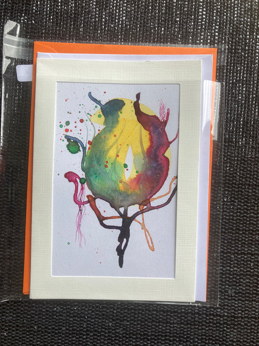 Baby Bloom C27 Greeting Card with Original Art Work