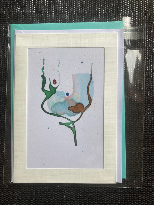 Baby Bloom C34 Greeting Card with Original Art Work