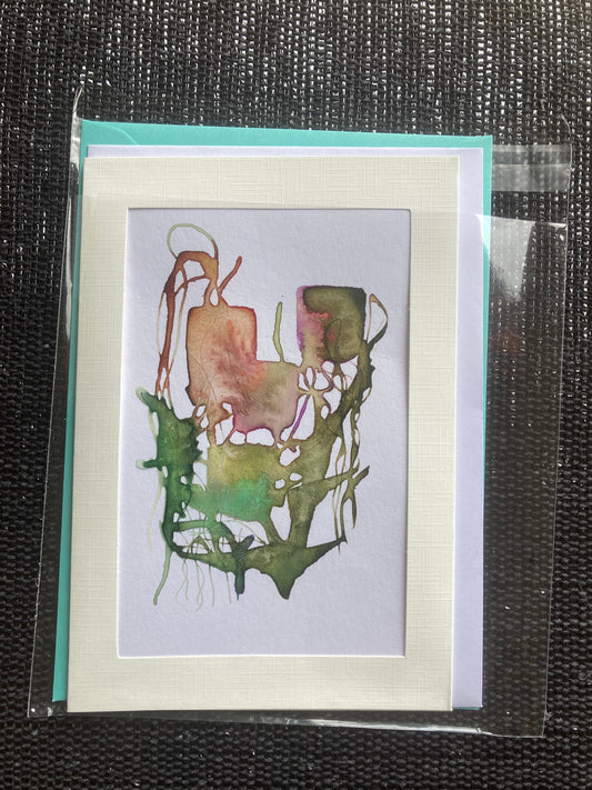 Baby Bloom C40 Greeting Card with Original Art Work