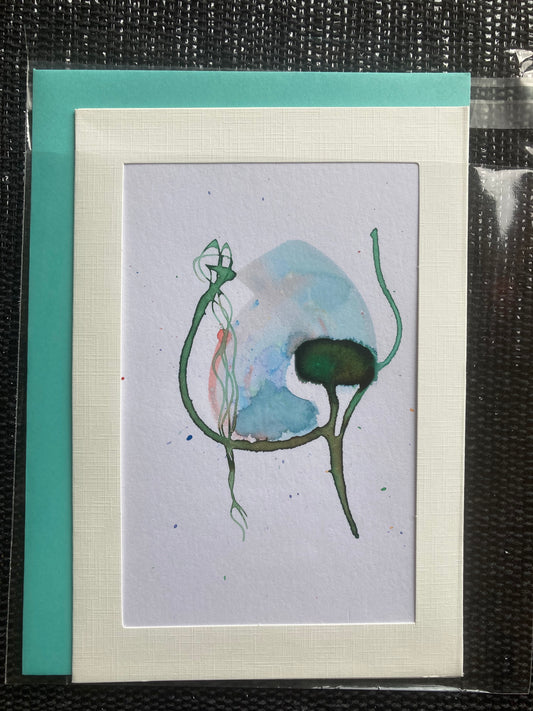 Baby Bloom C38 Greeting Card with Original Art Work