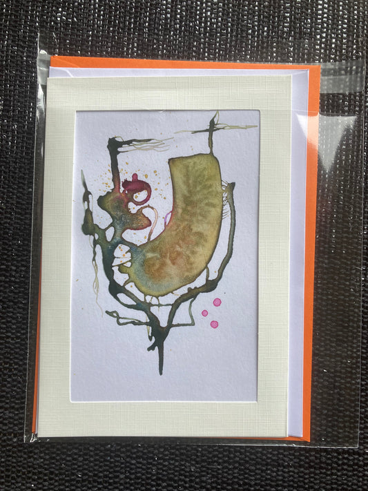 Baby Bloom C33 Greeting Card with Original Art Work