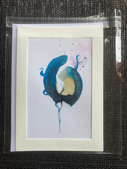 Baby Bloom C25 Greeting Card with Original Art Work