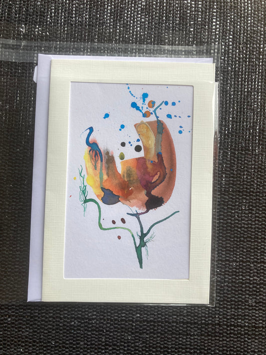 Baby Bloom C53 Greeting Card with Original Art Work