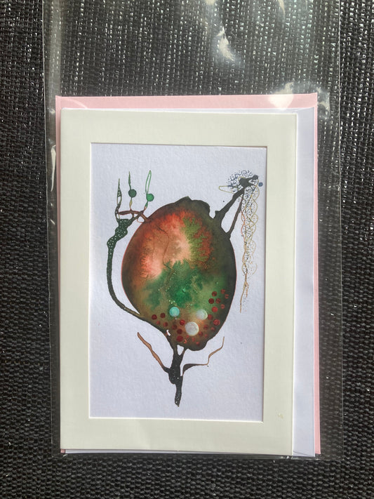 Baby Bloom C85 Greeting Card with Original Art Work