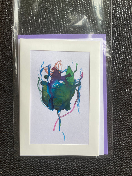 Baby Bloom C87 Greeting Card with Original Art Work