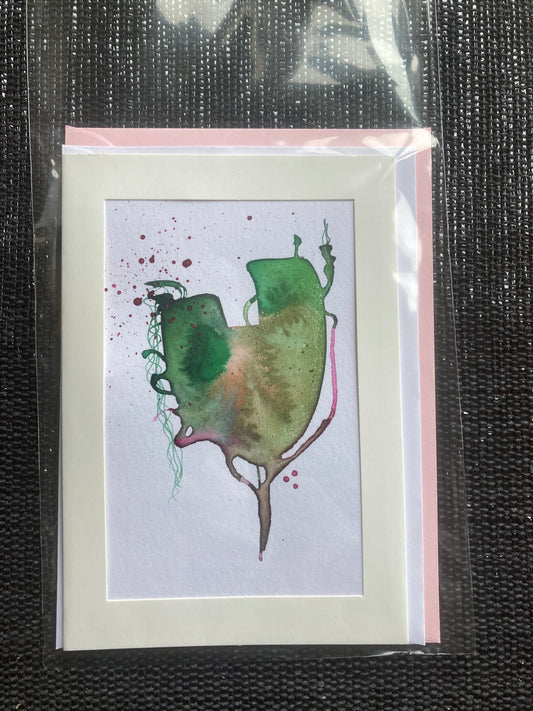 Baby Bloom C98 Greeting Card with Original Art Work