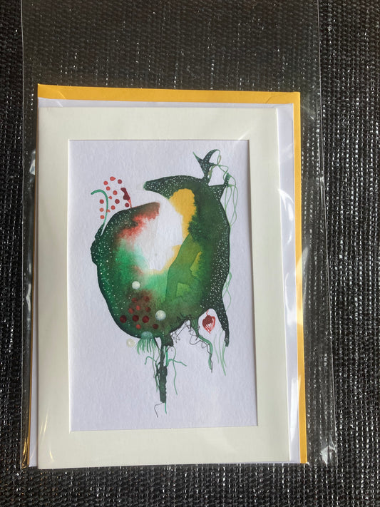 Baby Bloom C88 Greeting Card with Original Art Work