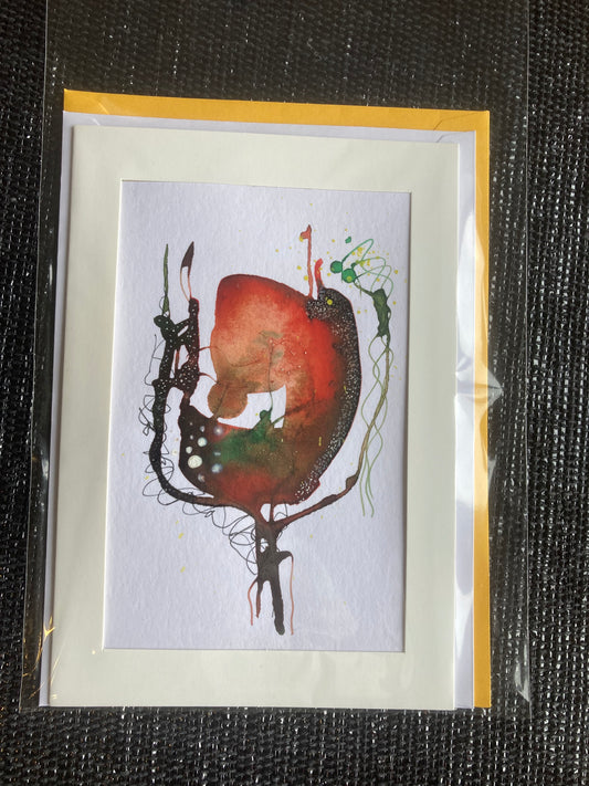 Baby Bloom C91 Greeting Card with Original Art Work