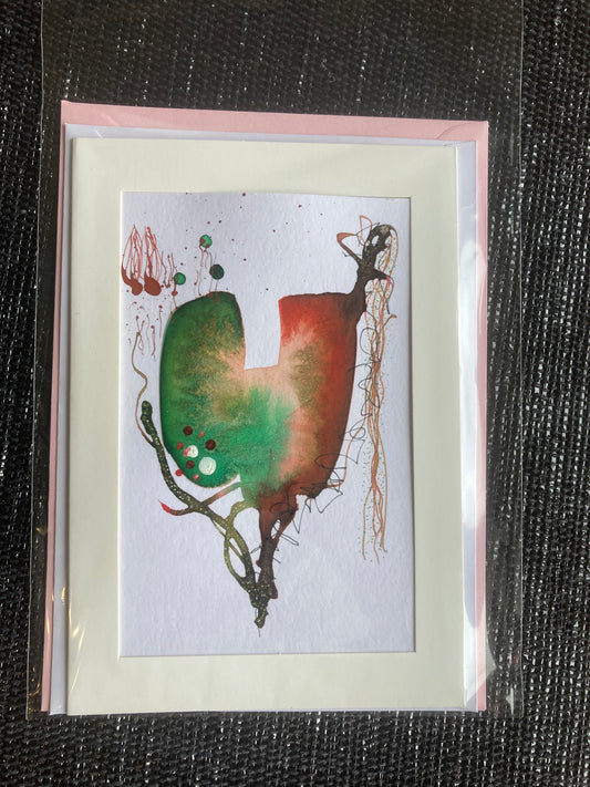 Baby Bloom C93 Greeting Card with Original Art Work