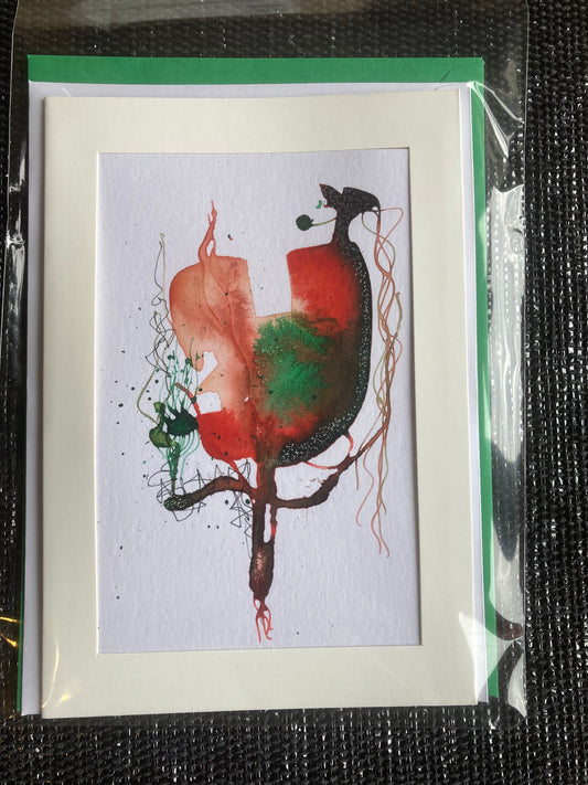 Baby Bloom C92 Greeting Card with Original Art Work