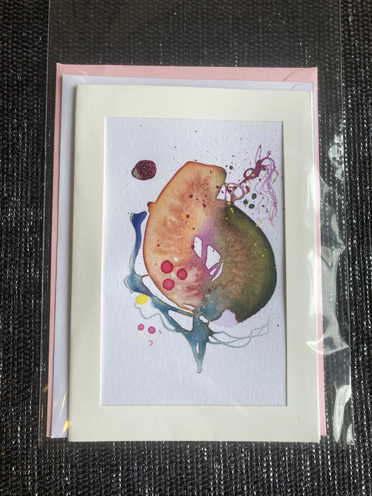 Baby Bloom C96 Greeting Card with Original Art Work