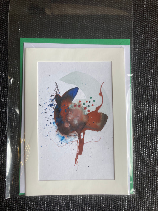 Baby Bloom C66 Greeting Card with Original Art Work