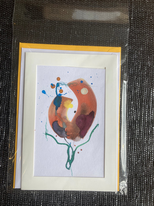 Baby Bloom C52 Greeting Card with Original Art Work