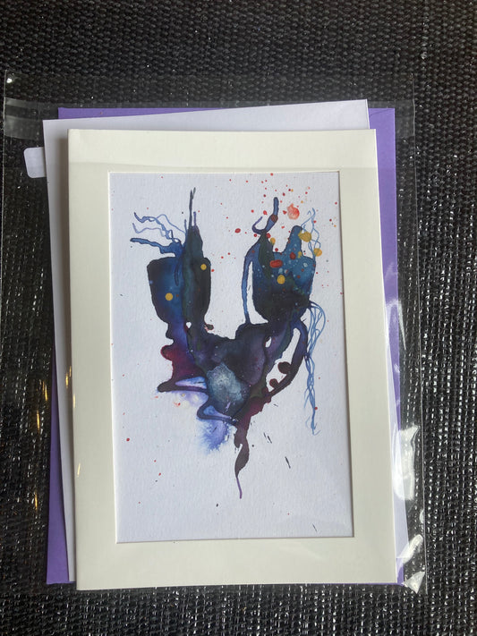 Baby Bloom C60 Greeting Card with Original Art Work