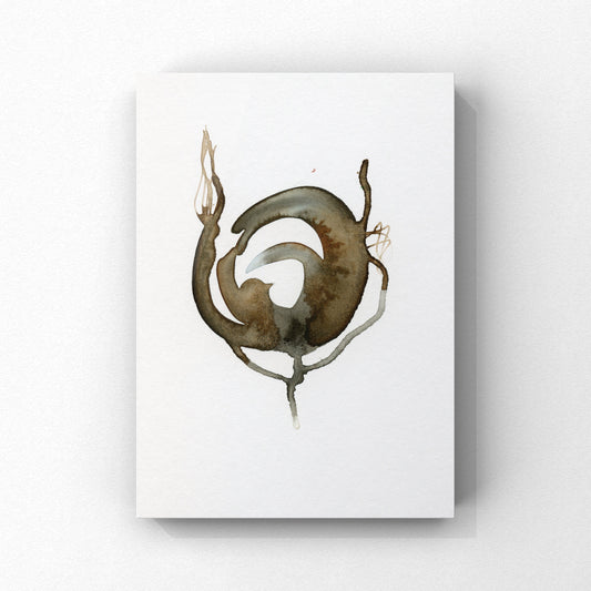 Baby Bloom C114 Greeting Card with Original Art Work