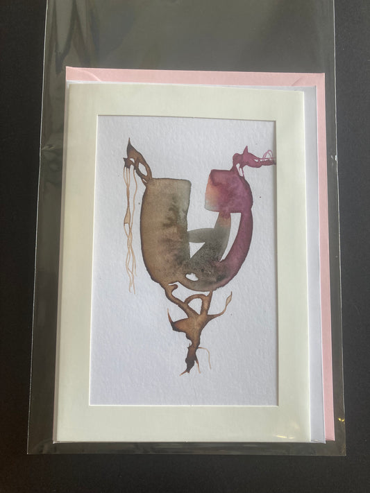 Baby Bloom C116 Greeting Card with Original Art Work