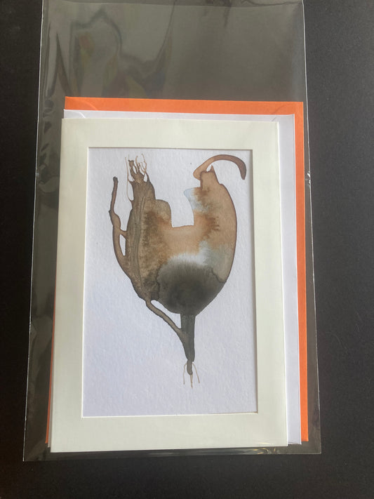 Baby Bloom C120 Greeting Card with Original Art Work