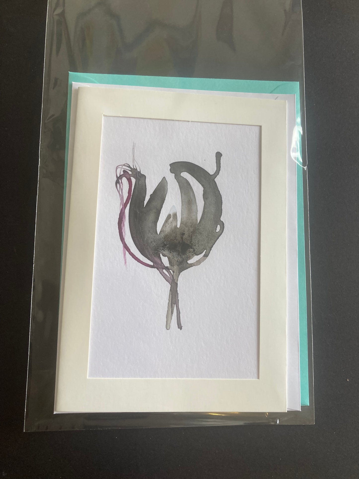 Baby Bloom C123 Greeting Card with Original Art Work