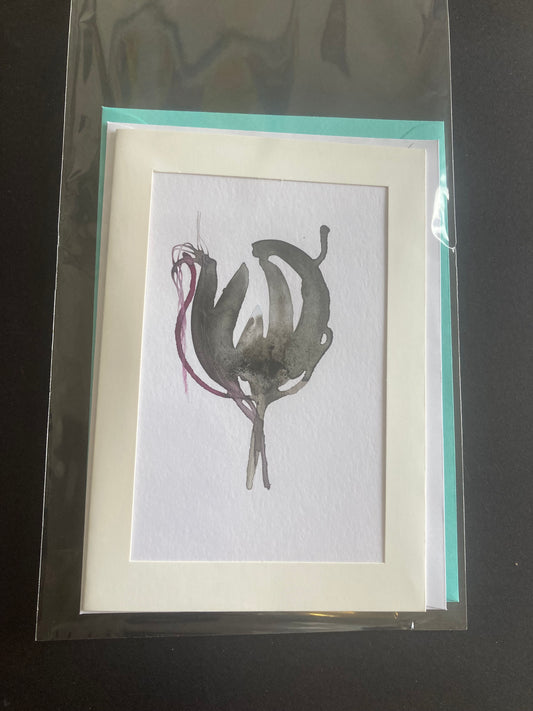 Baby Bloom C123 Greeting Card with Original Art Work