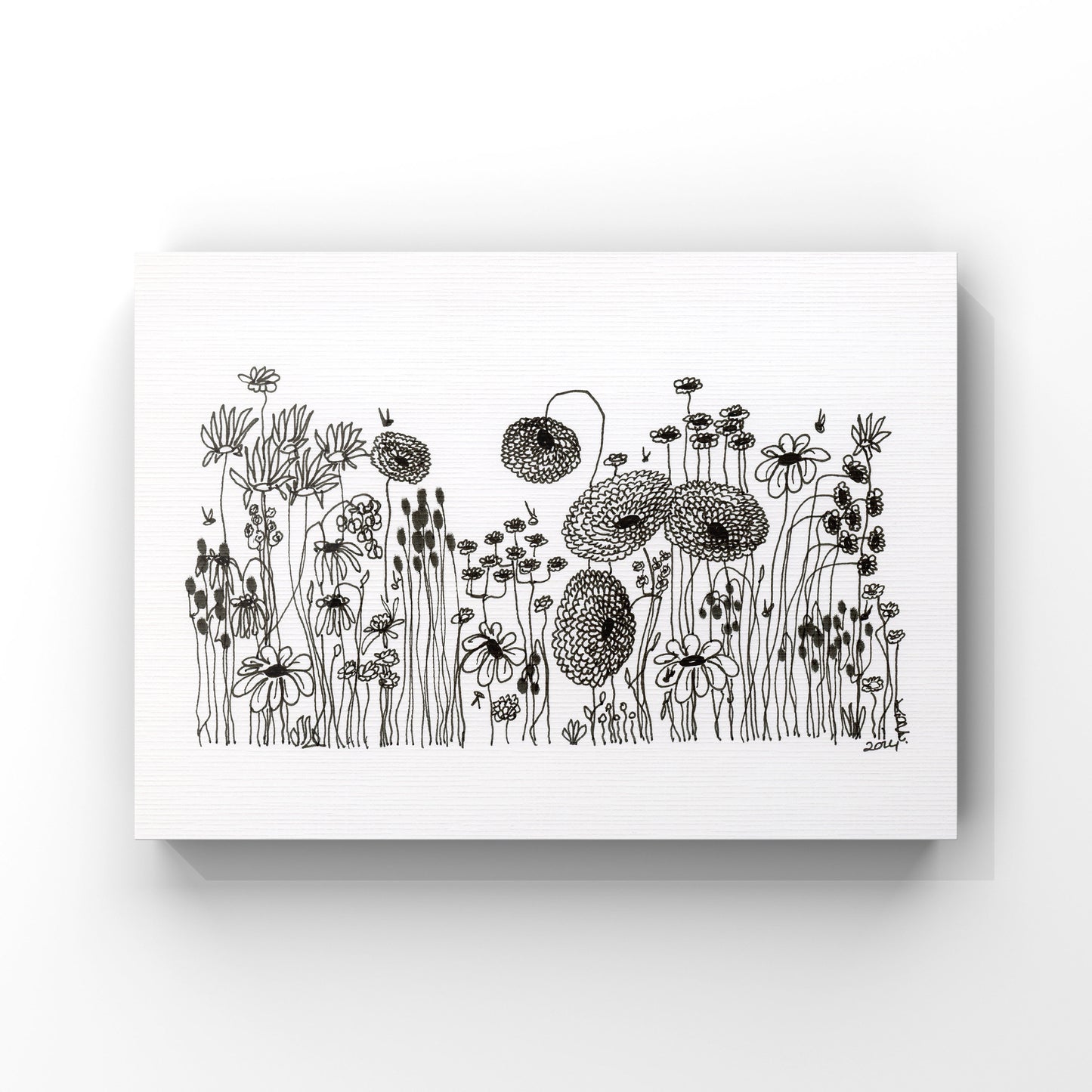 Grumpy Garden Art Cards - Pen and Paper Sketch Series