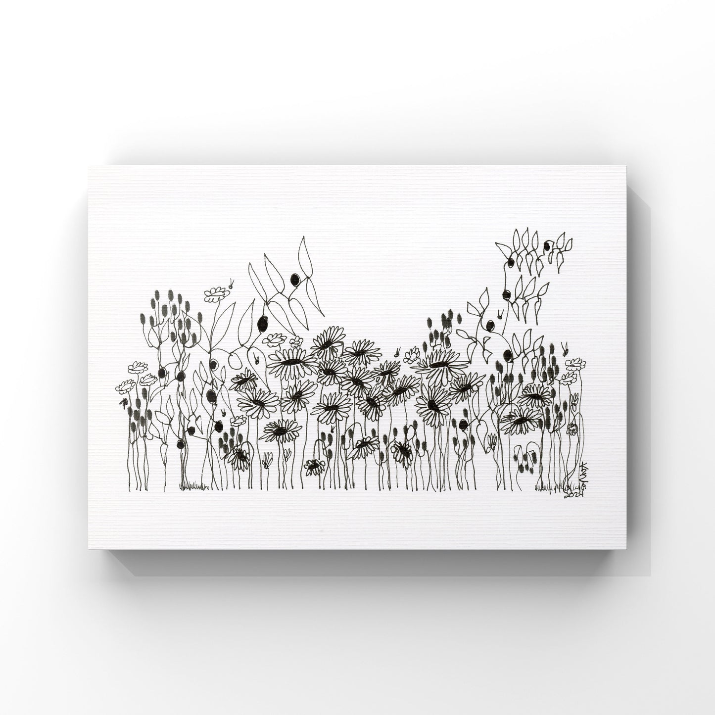 Grumpy Garden Art Cards - Pen and Paper Sketch Series